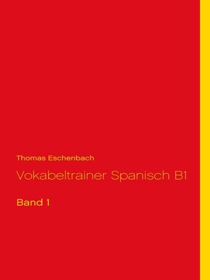 cover image of Vokabeltrainer Spanisch B1